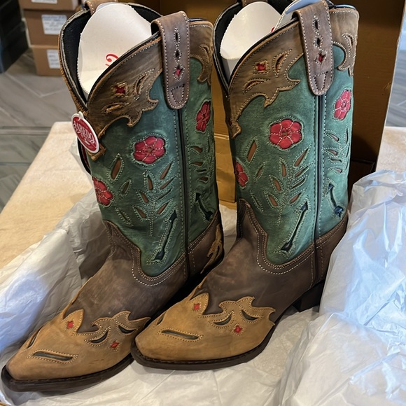 Brown Cowboy Boots Woman Laredo Western Womens Boots Miss Kate